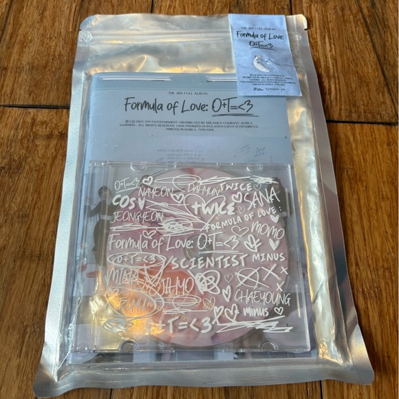 Twice Formula of Love O+T=<3 album Study About Love Version Kpop CD Grab Bag New - Picture 1 of 5
